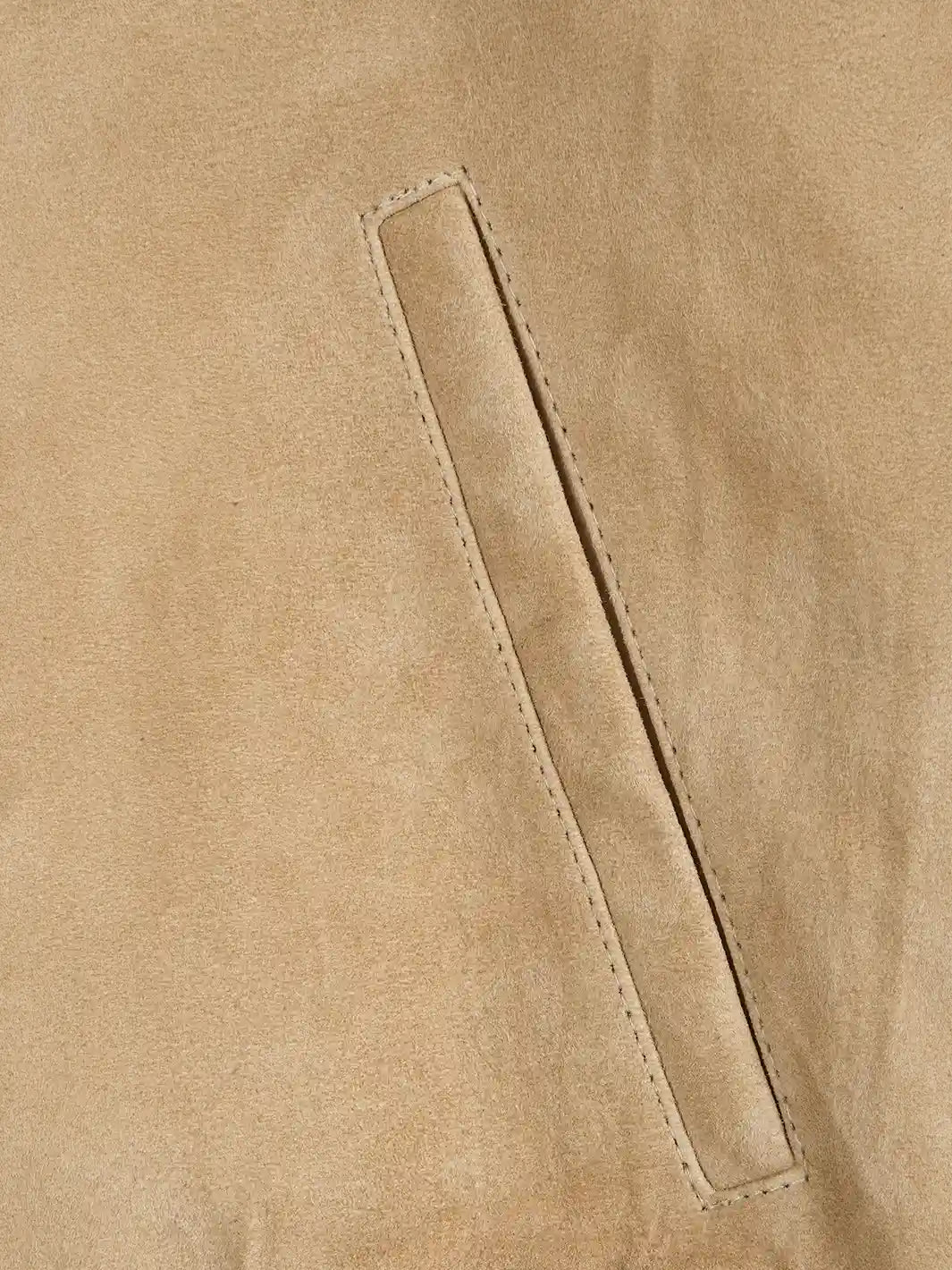 Camel Suede Jacket Mens Features 