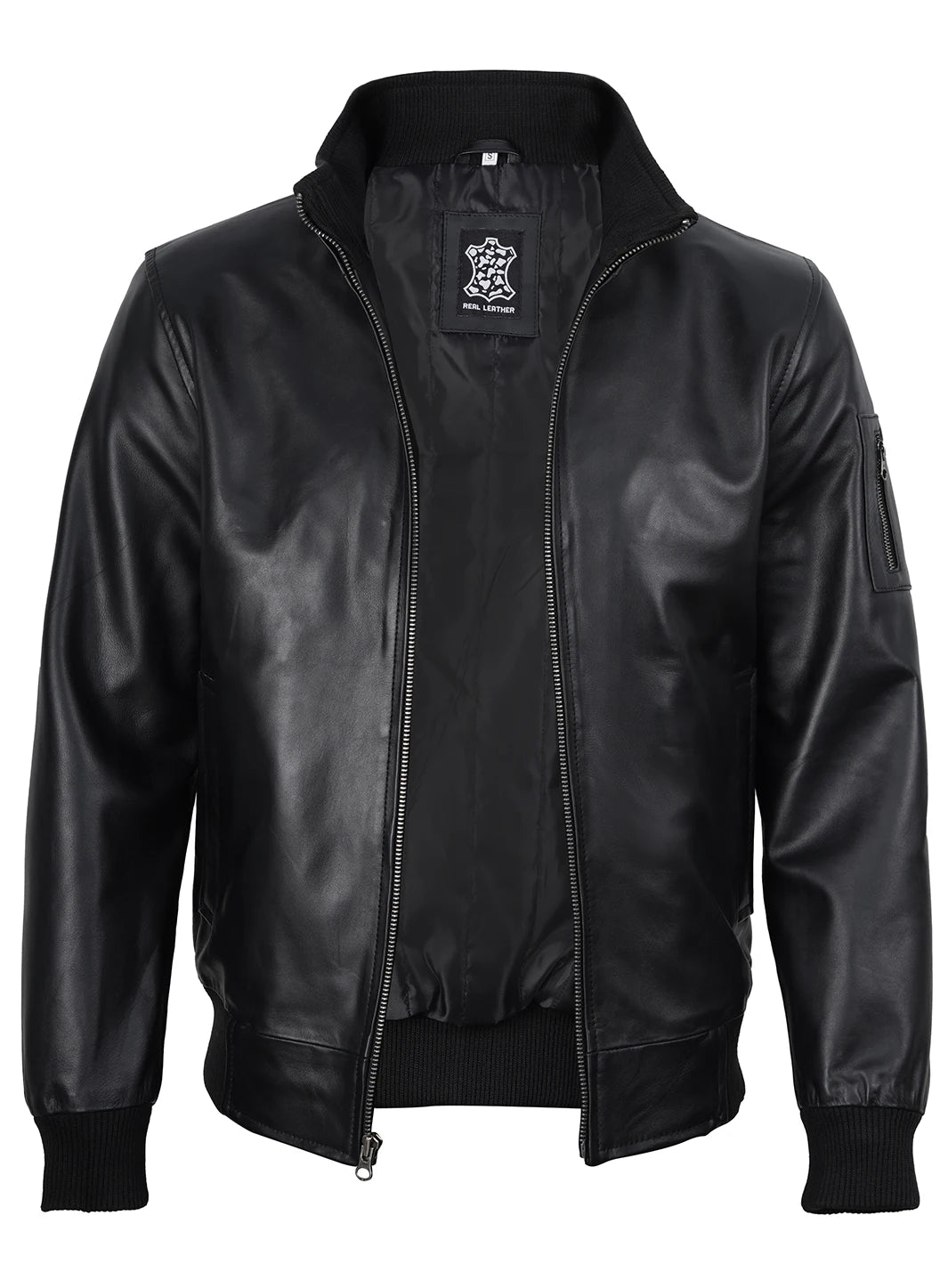 mens black cowhide jacket